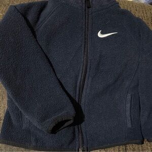 Nike Kids' Navy Full-Zip Fleece Jacket